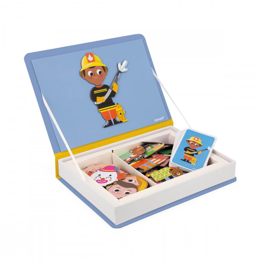 Magnétibook - Métiers (48 pcs) - Jeux magnétiques - Boutique LeoLudo - Janod