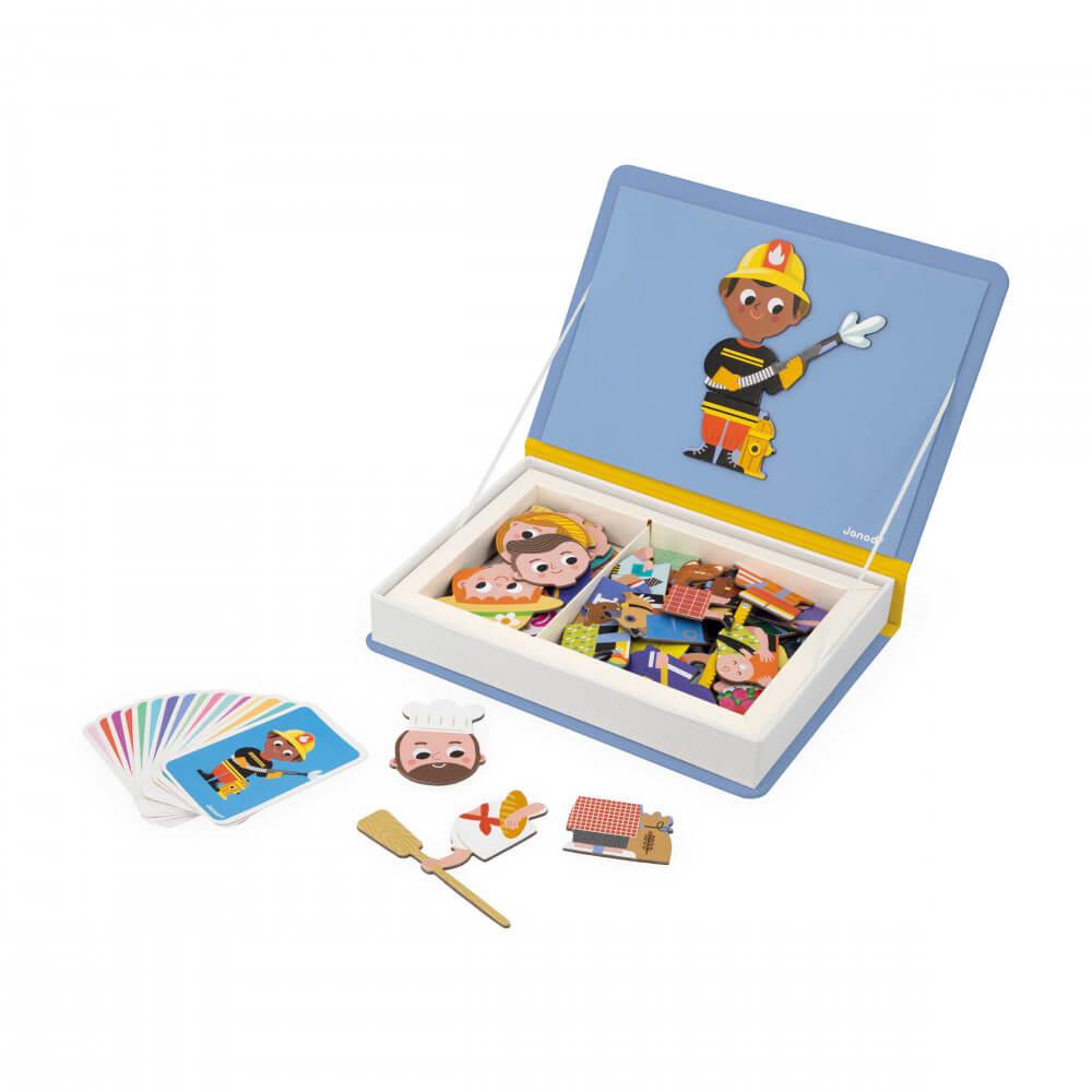 Magnétibook - Métiers (48 pcs) - Jeux magnétiques - Boutique LeoLudo - Janod