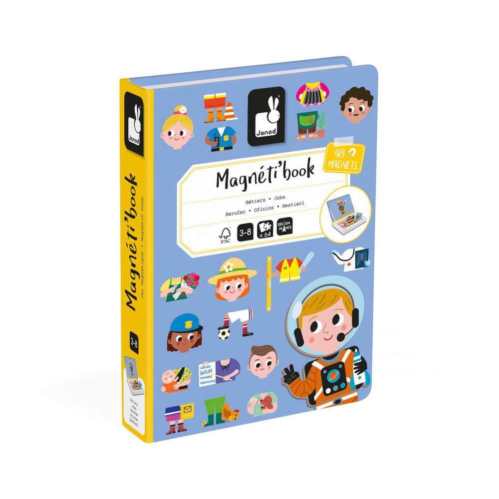 Magnétibook - Métiers (48 pcs) - Jeux magnétiques - Boutique LeoLudo - Janod
