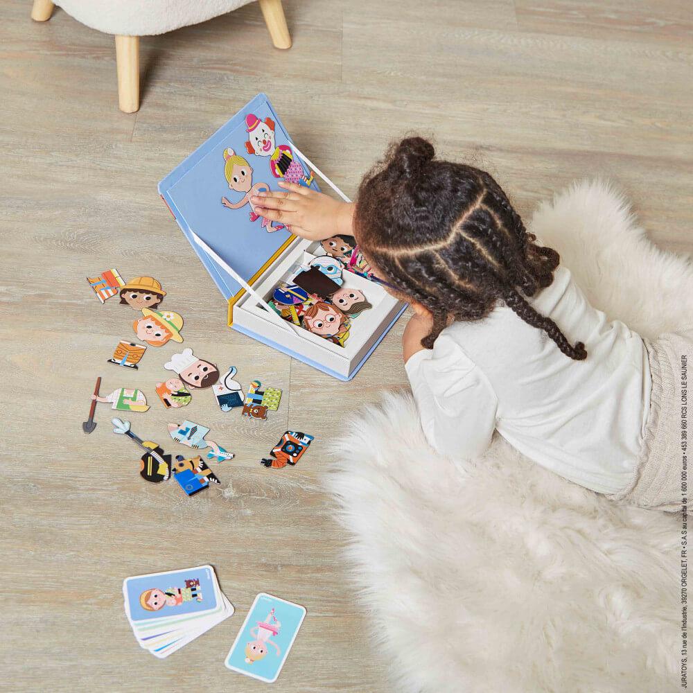 Magnétibook - Métiers (48 pcs) - Jeux magnétiques - Boutique LeoLudo - Janod