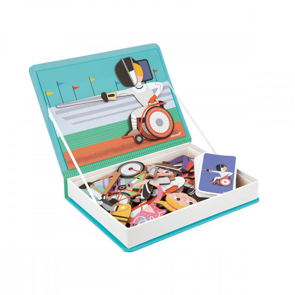 Magnétibook - Sports (48 pcs) - Jeux magnétiques - Boutique LeoLudo - Janod