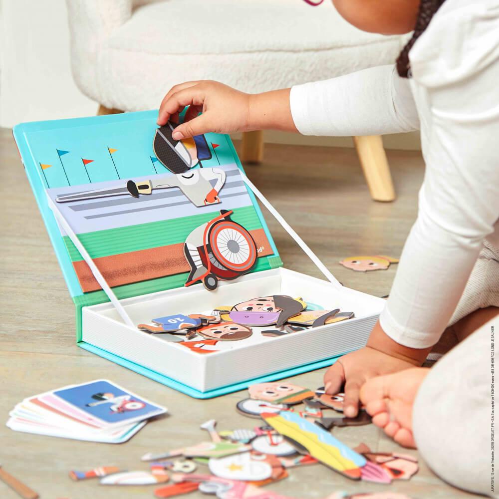 Magnétibook - Sports (48 pcs) - Jeux magnétiques - Boutique LeoLudo - Janod