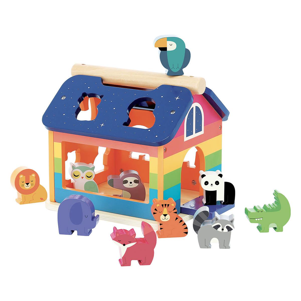 Maison Arc-en-ciel de triage de formes Andy Westface-Vilac-Boutique LeoLudo