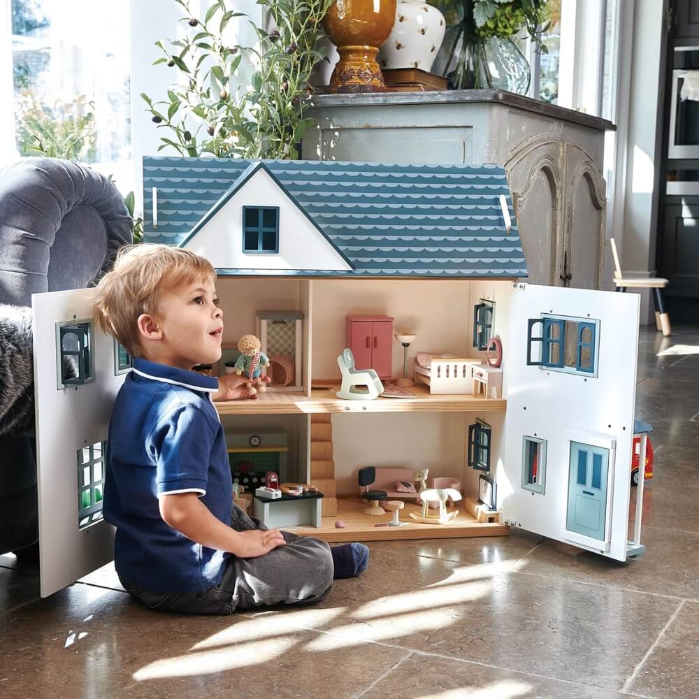 Maison de poupée Dovetail - Maisons de poupée - Boutique LeoLudo - Tender Leaf Toys