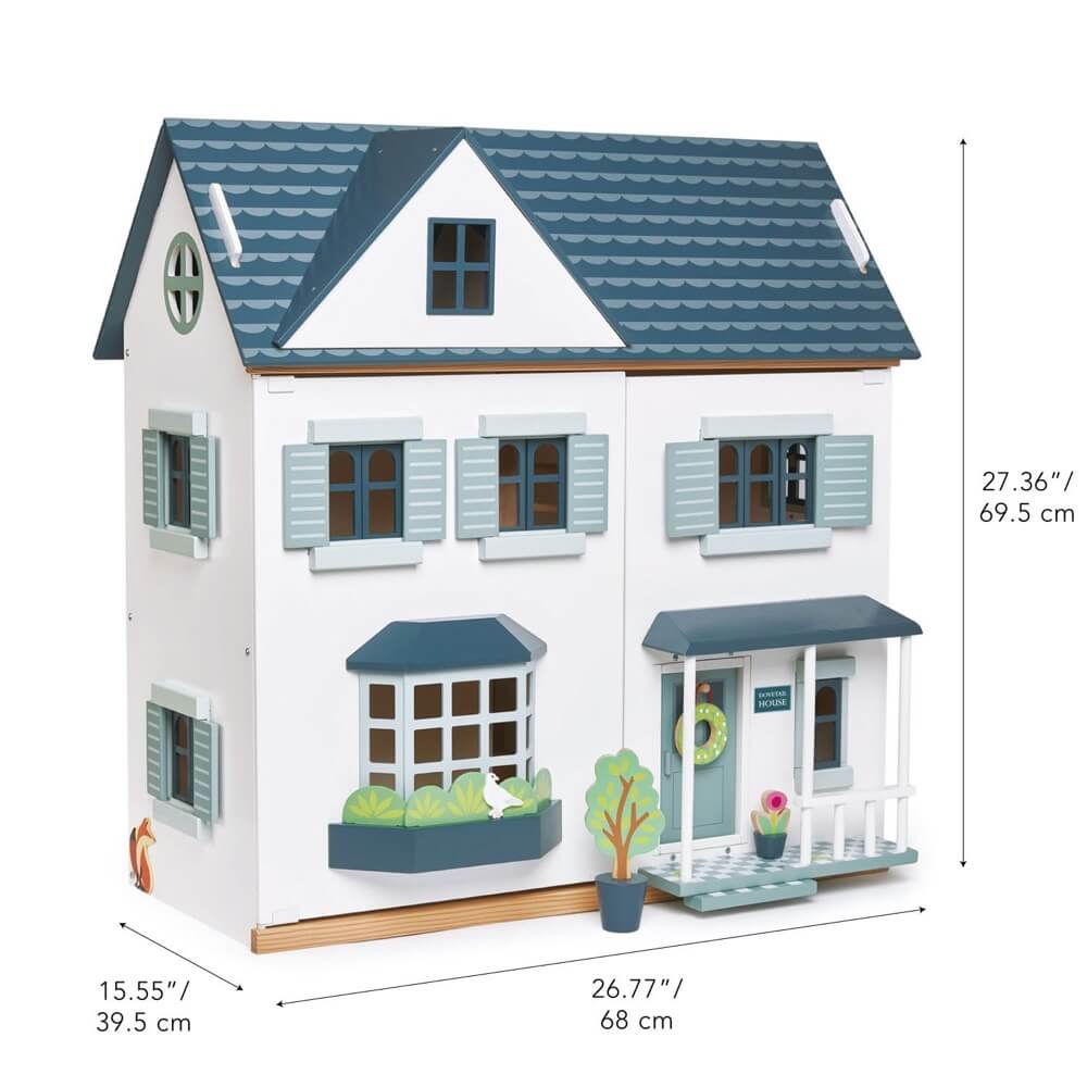 Maison de poupée Dovetail - Maisons de poupée - Boutique LeoLudo - Tender Leaf Toys