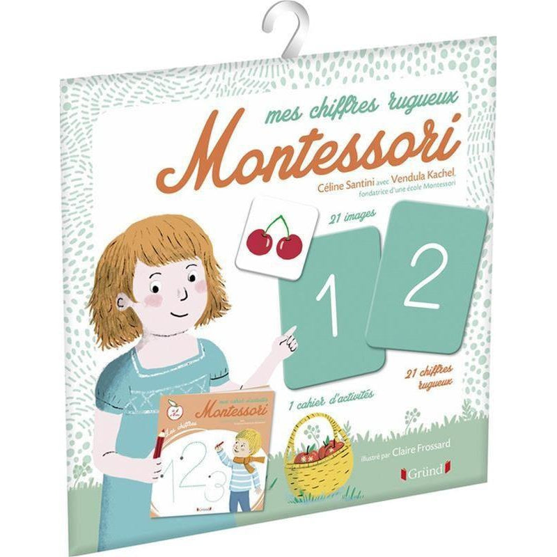 Mes chiffres rugueux Montessori-Cahier d'activités-Grund-Boutique LeoLudo