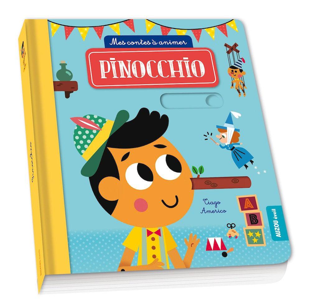 Mes contes à animer: Pinocchio-Livre-Auzou-Boutique LeoLudo