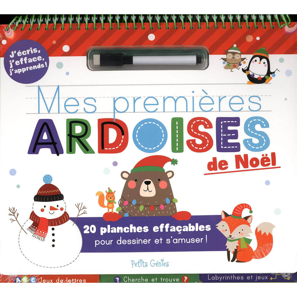 Mes premières ardoises de Noel-Petits Génies-Boutique LeoLudo
