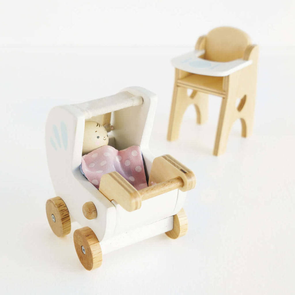 Meubles de chambre de bébé pour poupée-Le Toy Van-Boutique LeoLudo