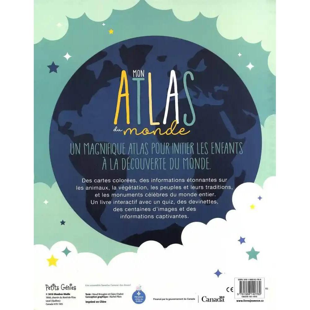 Mon atlas du monde - Livres - Boutique LeoLudo - Petits Génies