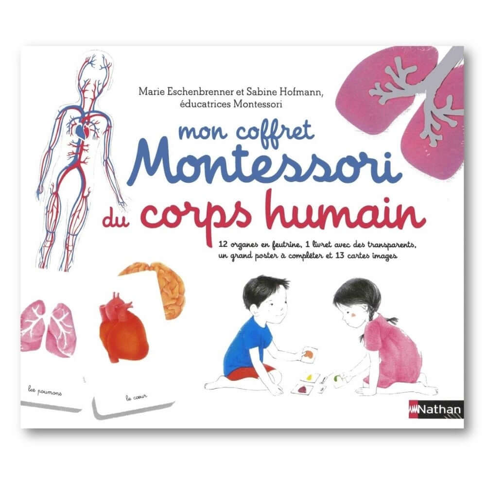 Mon coffret Montessori du corps humain - Jeux éducatifs - Boutique LeoLudo - Nathan