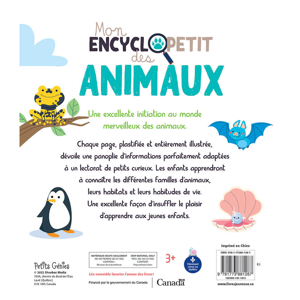 Mon encycloPETIT des Animaux-Petits Génies-Boutique LeoLudo