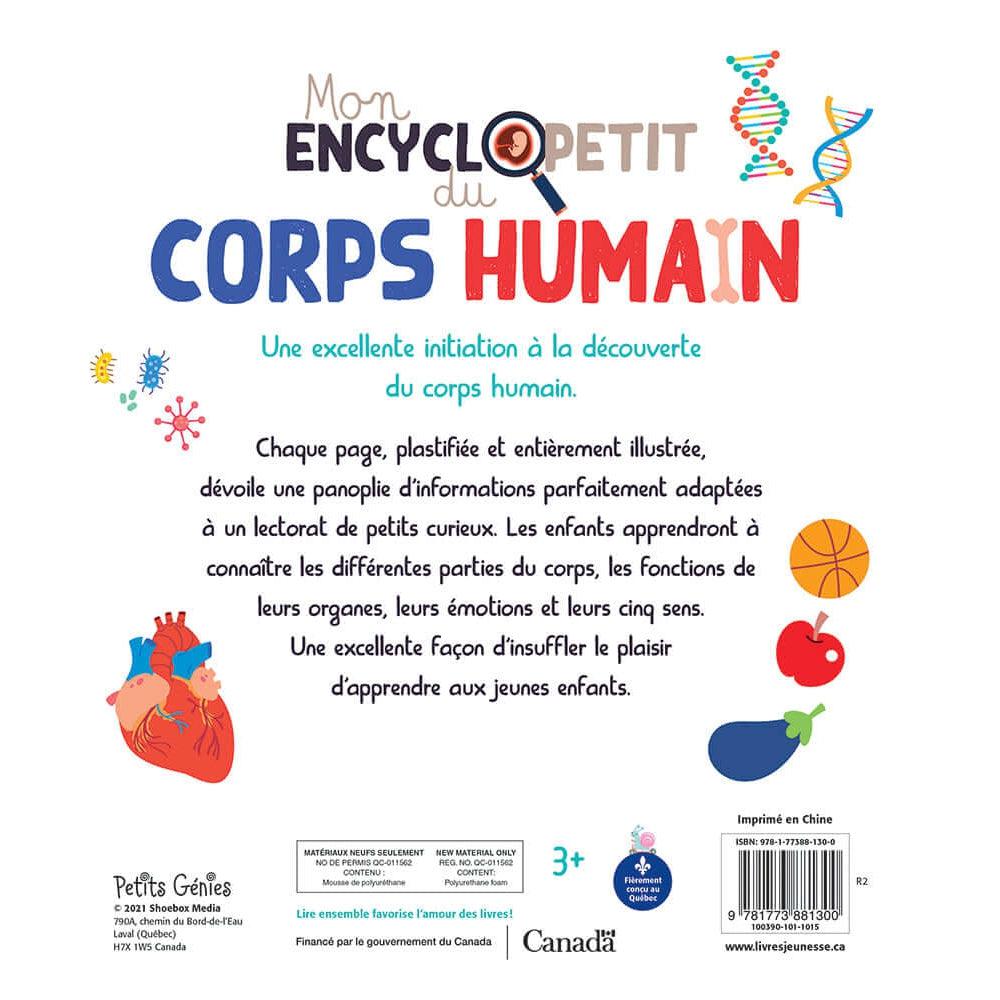 Mon encycloPETIT du corps humain - Livres - Boutique LeoLudo - Petits Génies