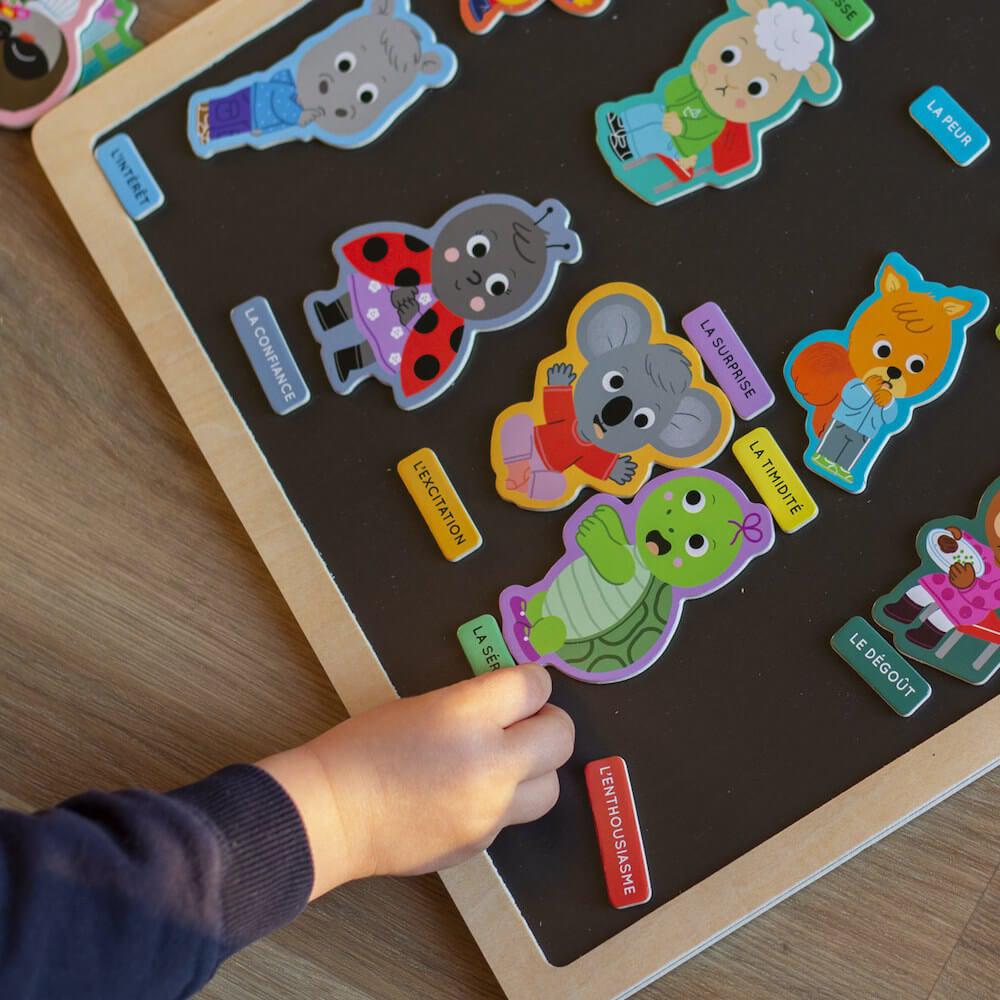 Mon grand tableau magnétique des émotions - Jeux magnétiques - Boutique LeoLudo - Auzou