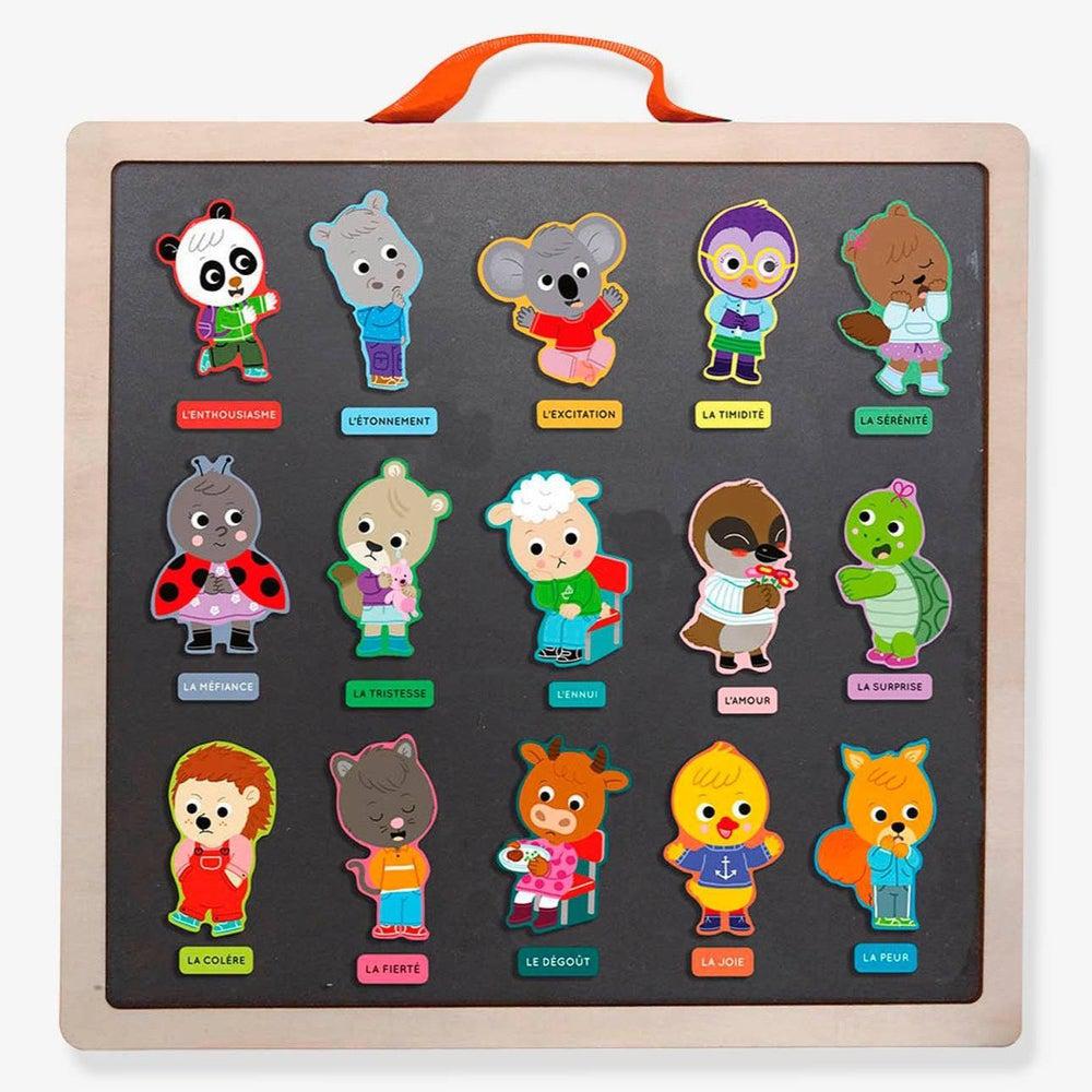 Mon grand tableau magnétique des émotions - Jeux magnétiques - Boutique LeoLudo - Auzou