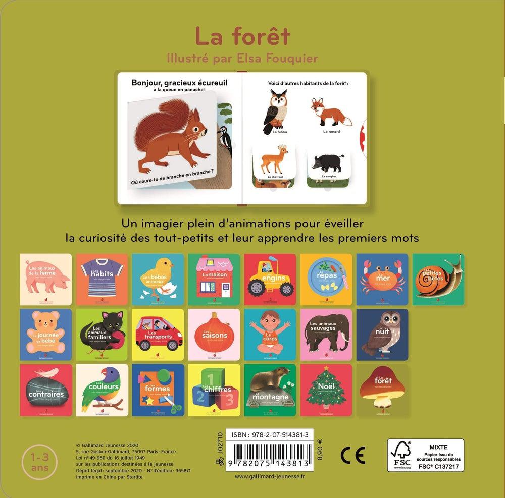 Mon imagier animé: La forêt-Gallimard-Boutique LeoLudo