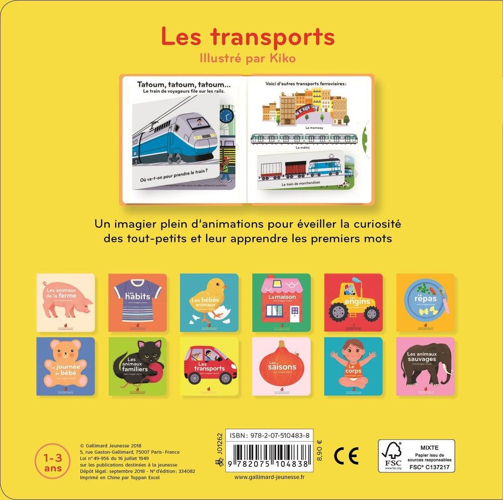 Mon imagier animé: Les transports-Gallimard-Boutique LeoLudo