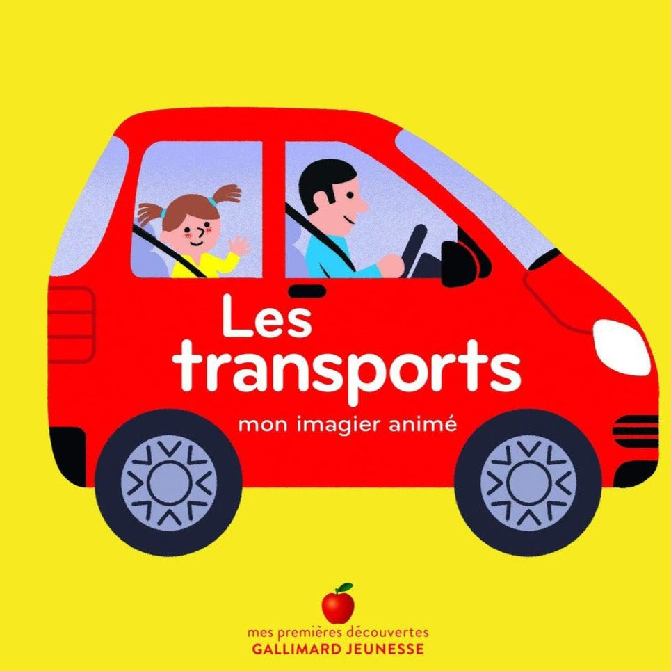 Mon imagier animé: Les transports-Livre-Gallimard-Boutique LeoLudo