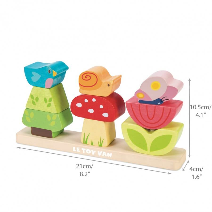 Mon petit jardin empilable - Jouets à trier & empiler - Boutique LeoLudo - Le Toy Van