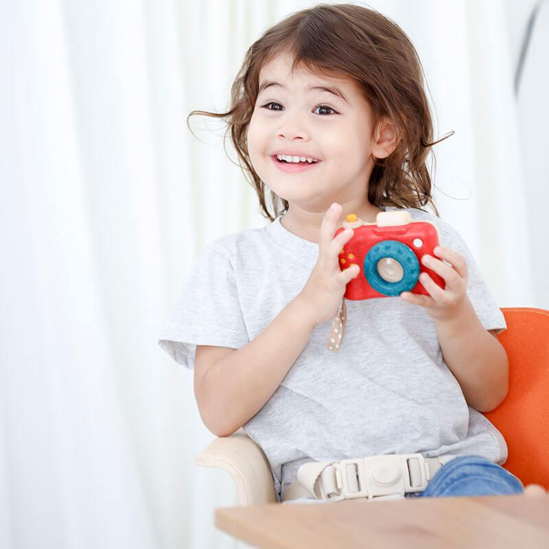 Mon premier appareil photo en bois - Jouets d'imitation - Boutique LeoLudo - Plan Toys