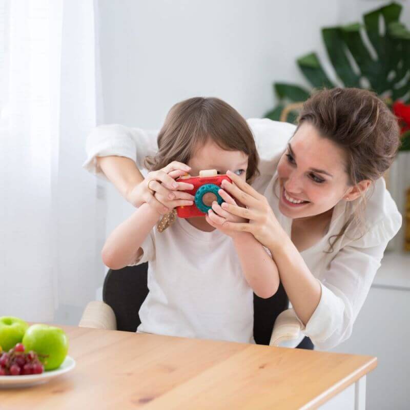 Mon premier appareil photo en bois - Jouets d'imitation - Boutique LeoLudo - Plan Toys