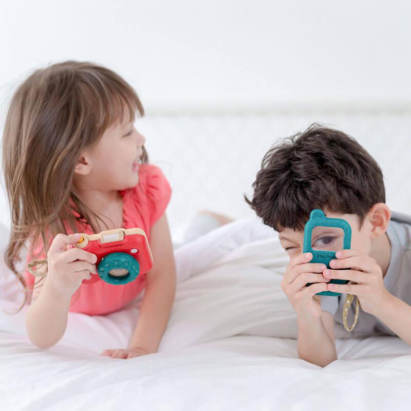 Mon premier appareil photo en bois - Jouets d'imitation - Boutique LeoLudo - Plan Toys