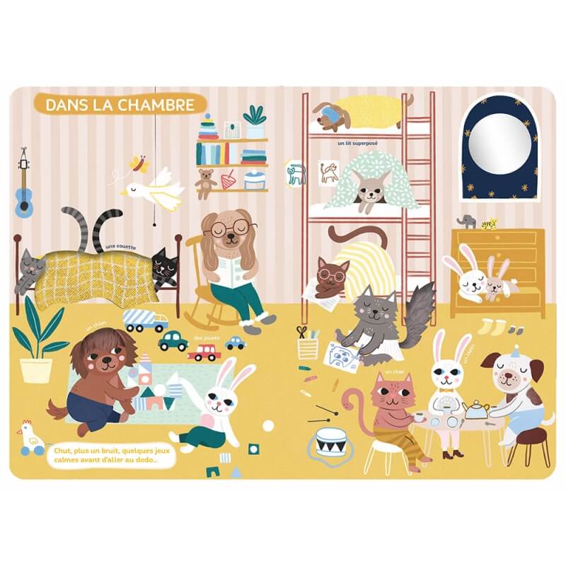 Mon très grand livre d'éveil - Bonne nuit, les animaux! - Livres d'éveil - Boutique LeoLudo - Auzou