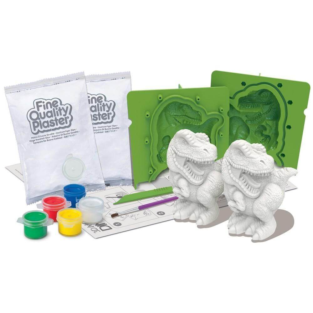 Moule et peinture 3D - Dinosaures (BIL) - Art & bricolage - Boutique LeoLudo - 4M