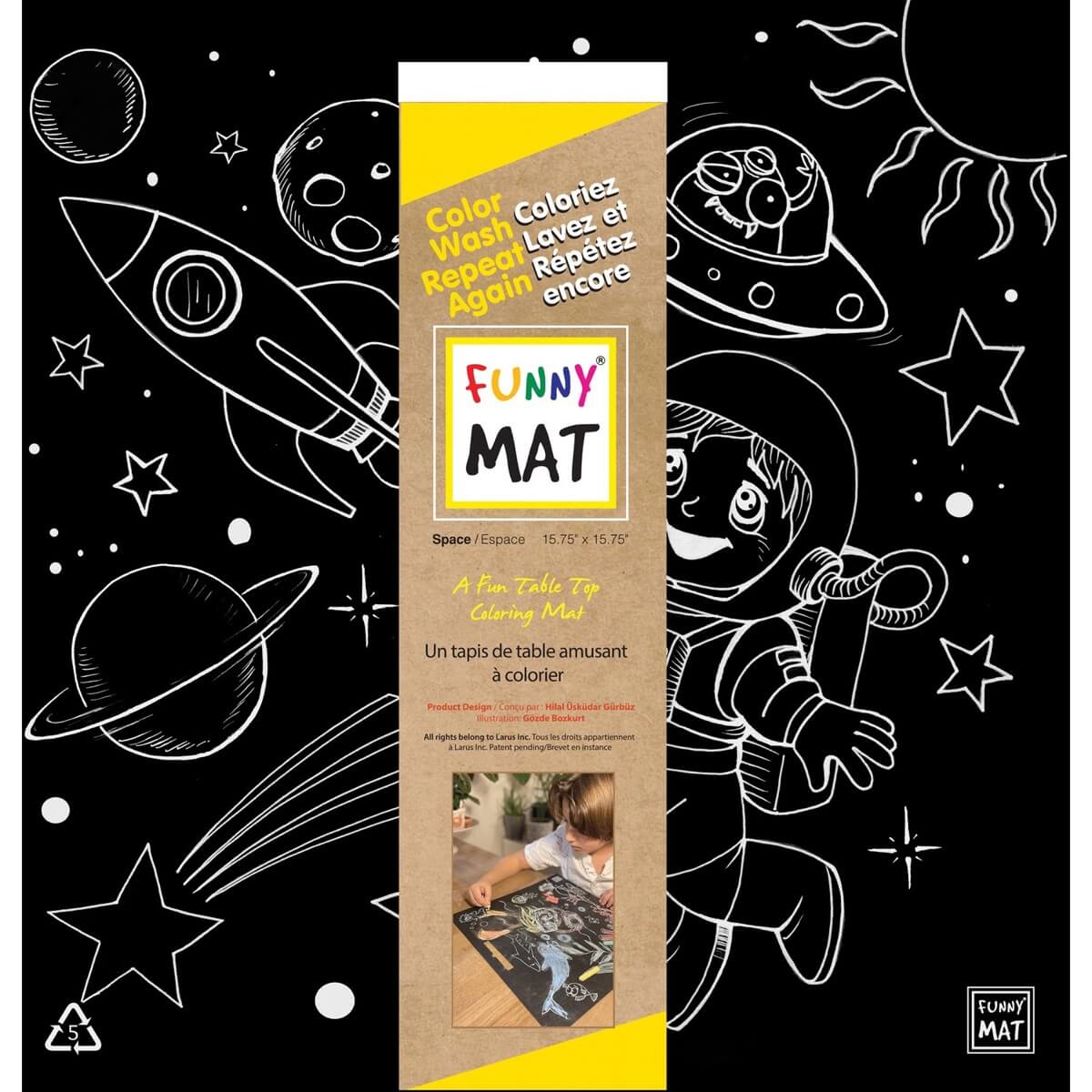 Napperon noir de coloriage (options de thèmes) - Art & bricolage - Boutique LeoLudo - Funny Mat
