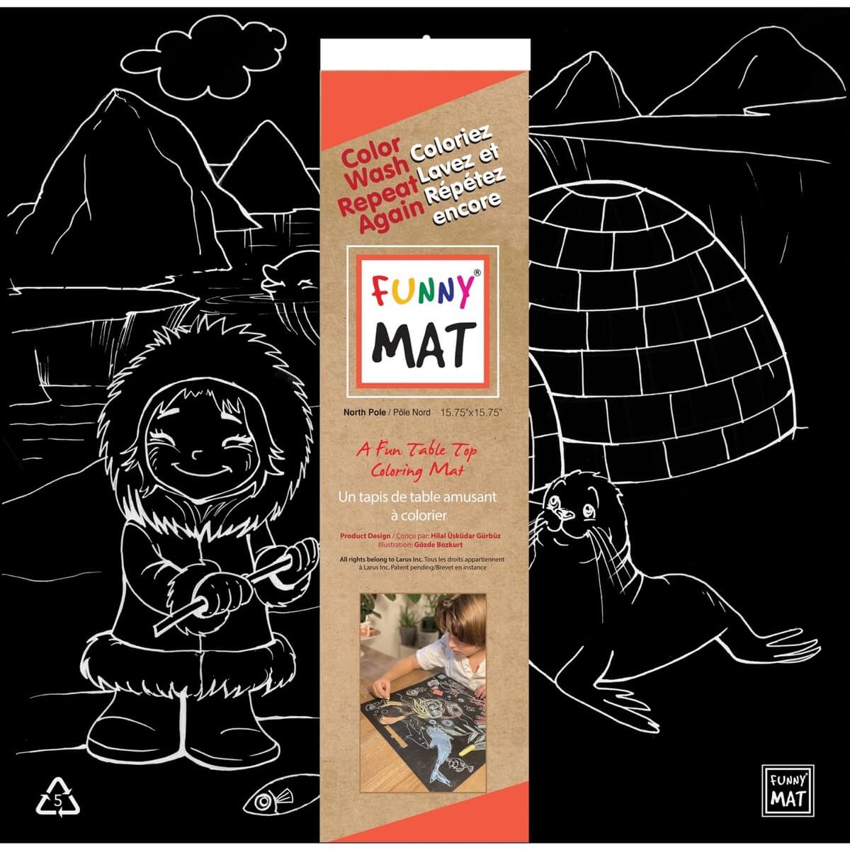 Napperon noir de coloriage (options de thèmes) - Art & bricolage - Boutique LeoLudo - Funny Mat