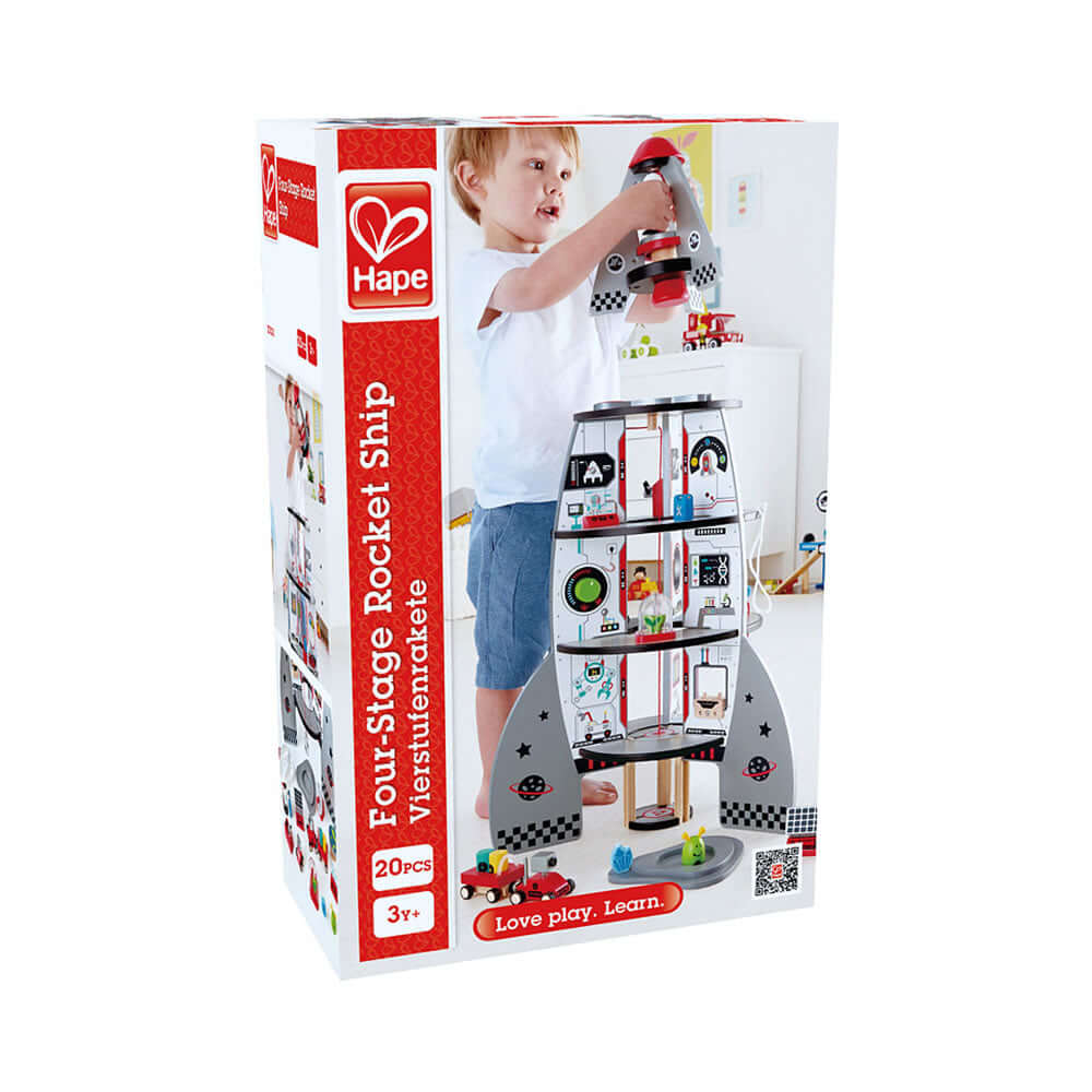 Navire - fusée à 4 étages - Ensembles de jeu - Boutique LeoLudo - Hape