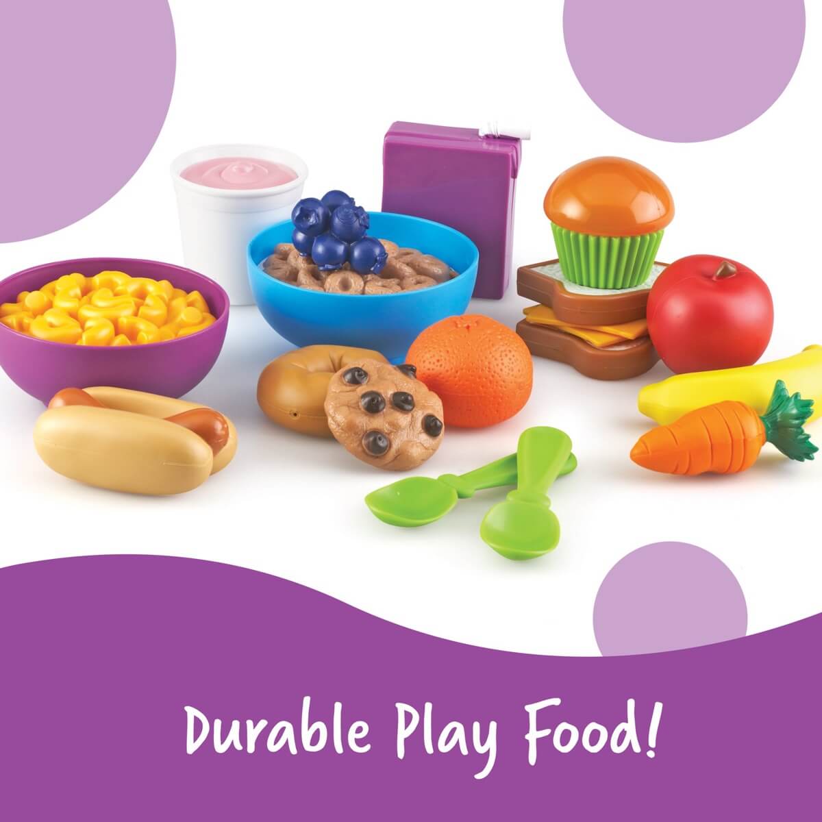 New Sprouts - Ensemble d'aliments de jeu Munch It (20 pcs) - Jouets d'imitation - Boutique LeoLudo - Learning Resources