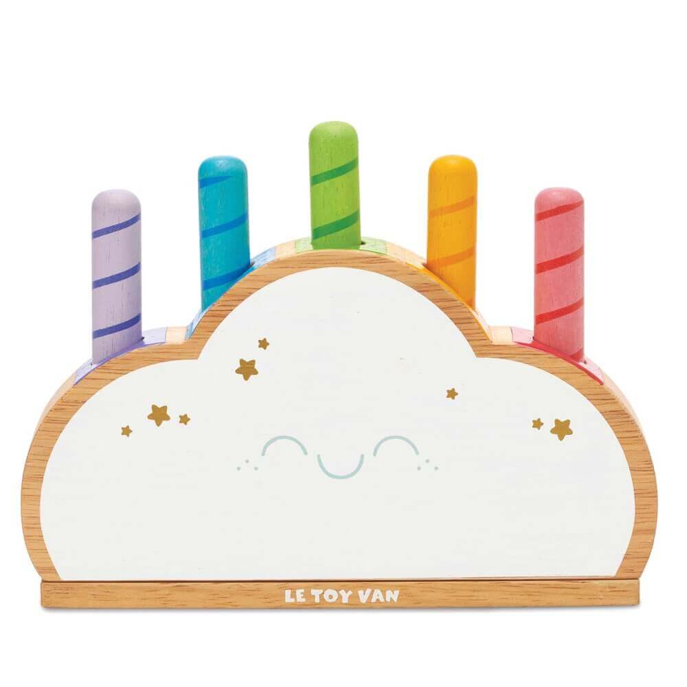 Nuage arc - en - ciel pop - up Petilou - Jouets d'éveil - Boutique LeoLudo - Le Toy Van