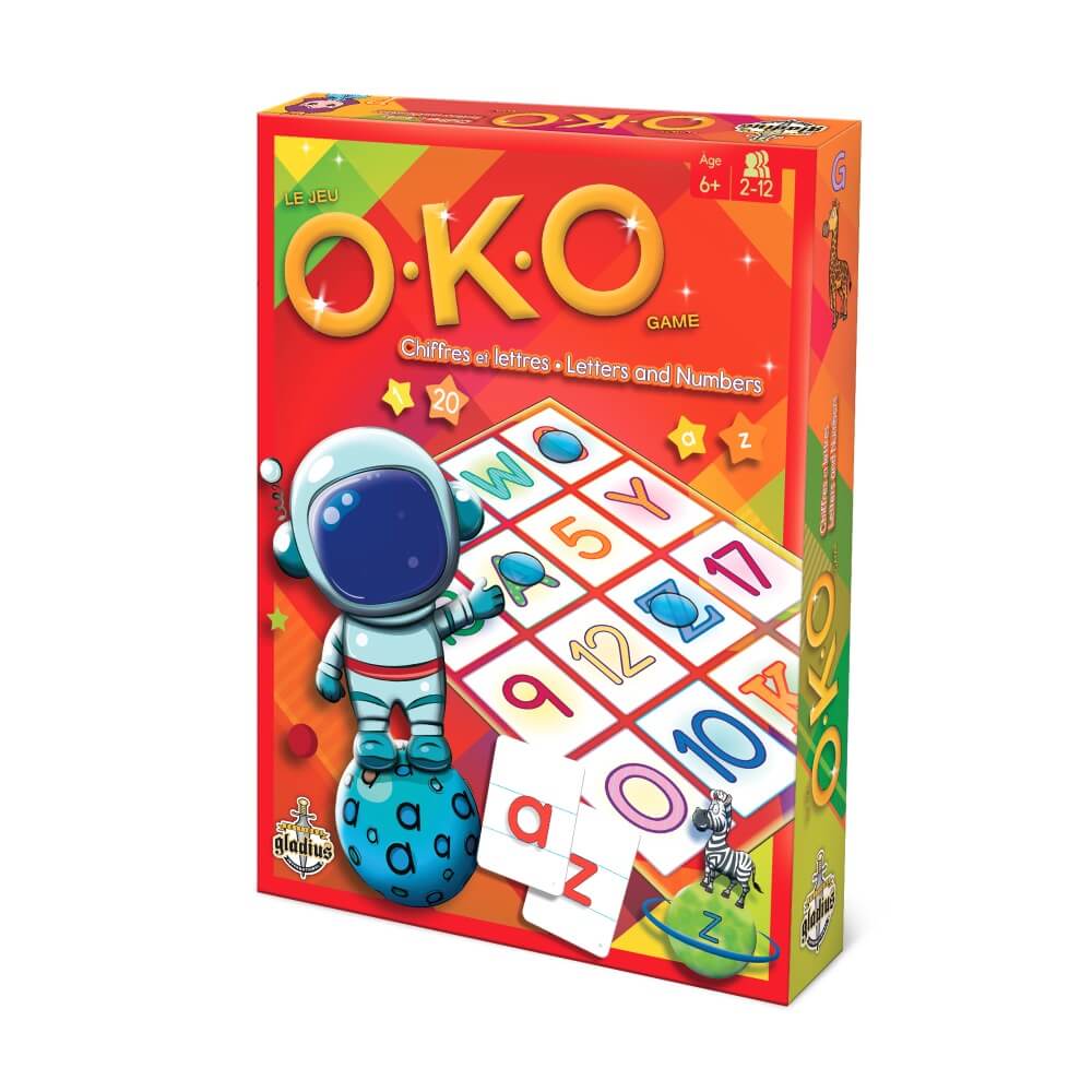 O•K•O - Chiffres et lettres - Jeux de société - Boutique LeoLudo - Gladius