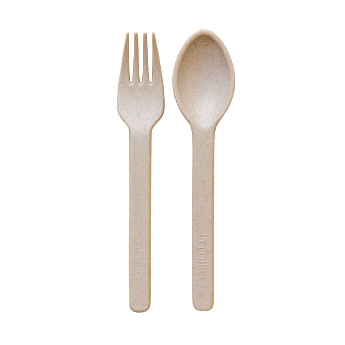Paire d'ustensiles en paille de blé - Alimentation & repas - Boutique LeoLudo - Minika
