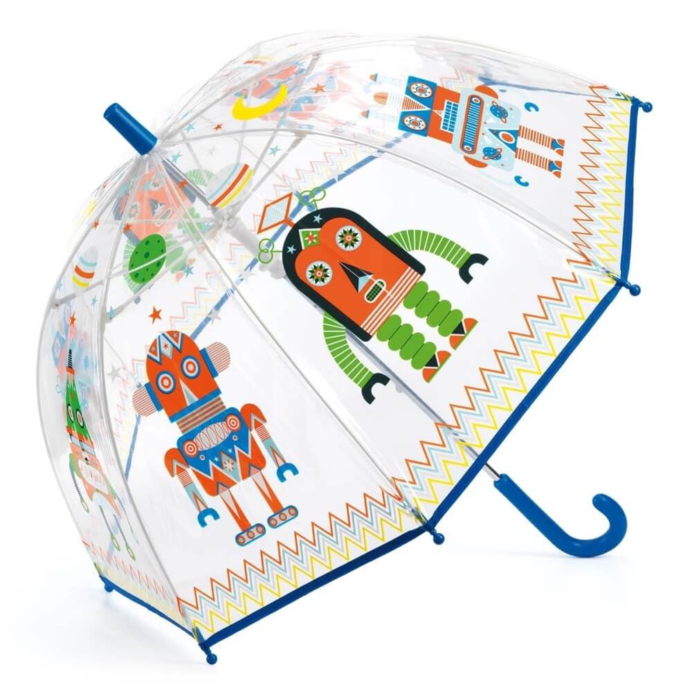 Parapluie pour enfant - Robots-Accessoires vestimentaires-Djeco-Boutique LeoLudo