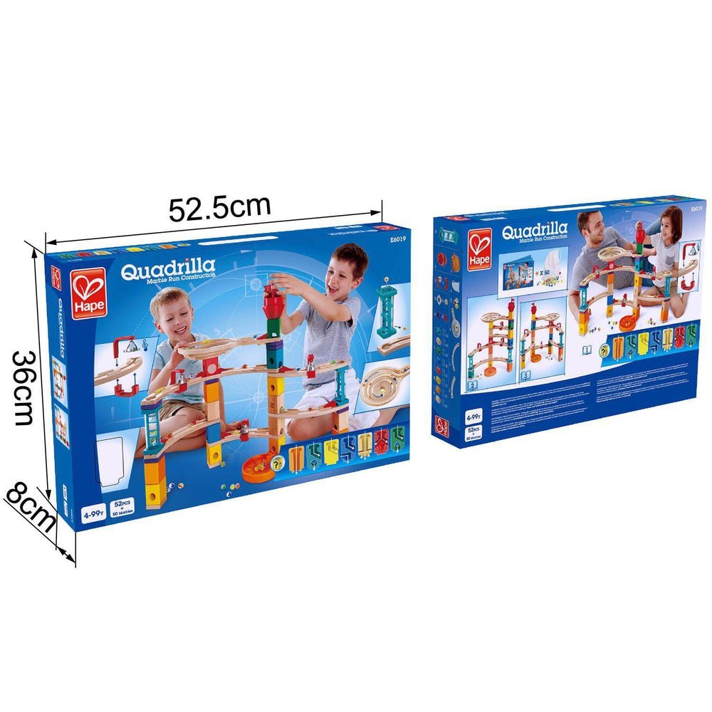 Parcours de bille Quadrilla: Évasion de château (102 pcs) - Jeux de construction - Boutique LeoLudo - Hape