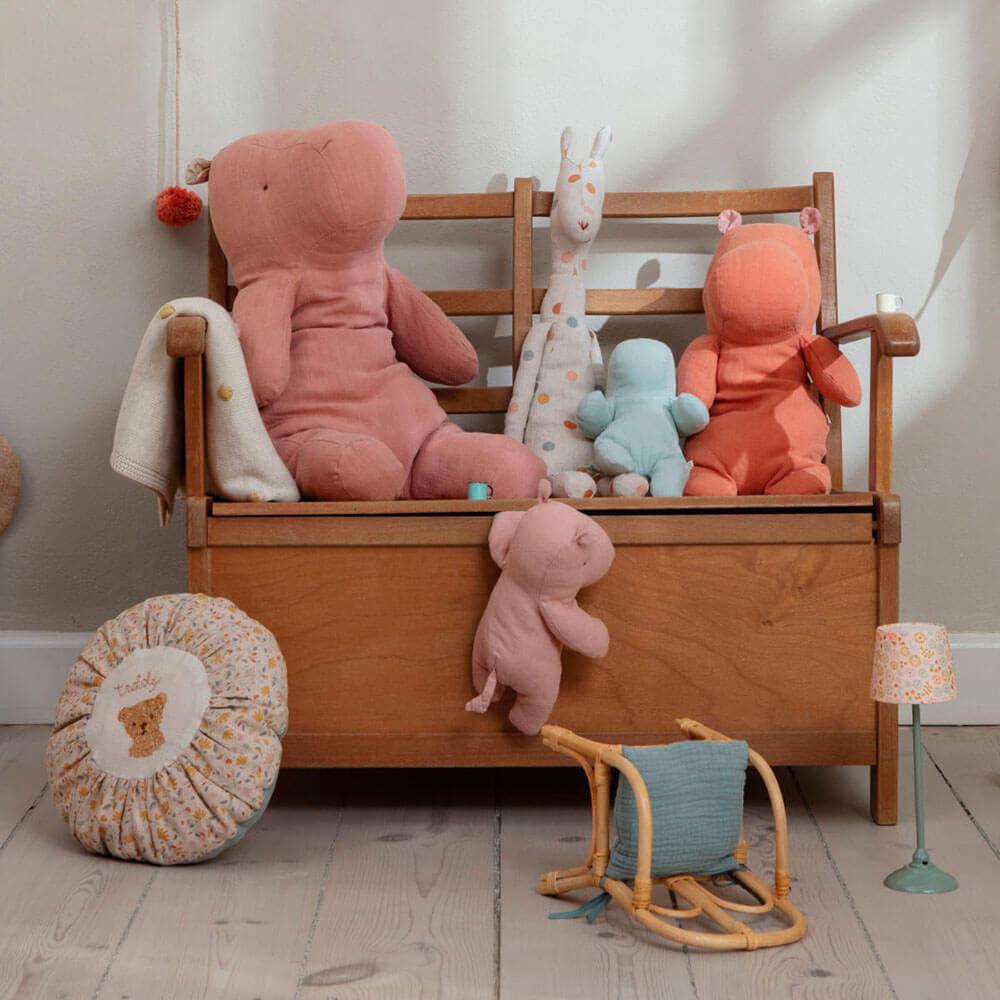 Peluche Amis du safari - Hippopotame rose (9")-Maileg-Boutique LeoLudo