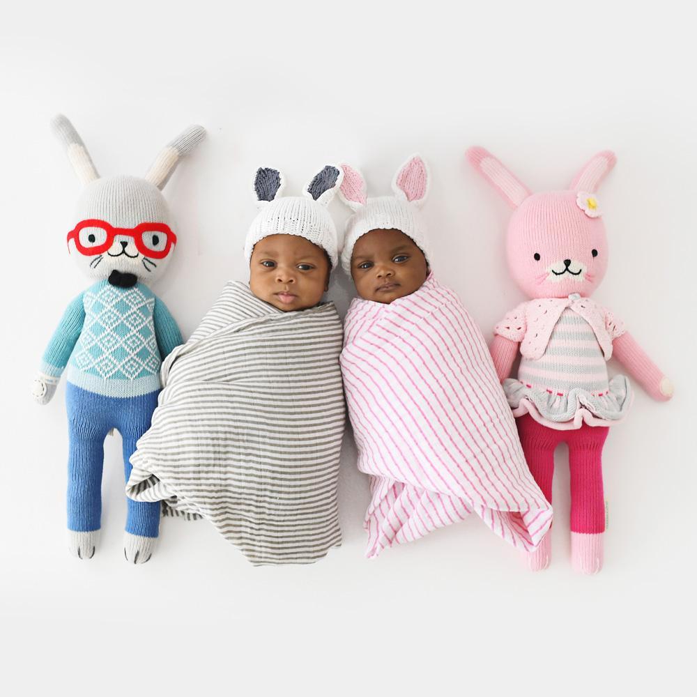Peluche - Benedict le lapin - Peluches - Boutique LeoLudo - cuddle + kind