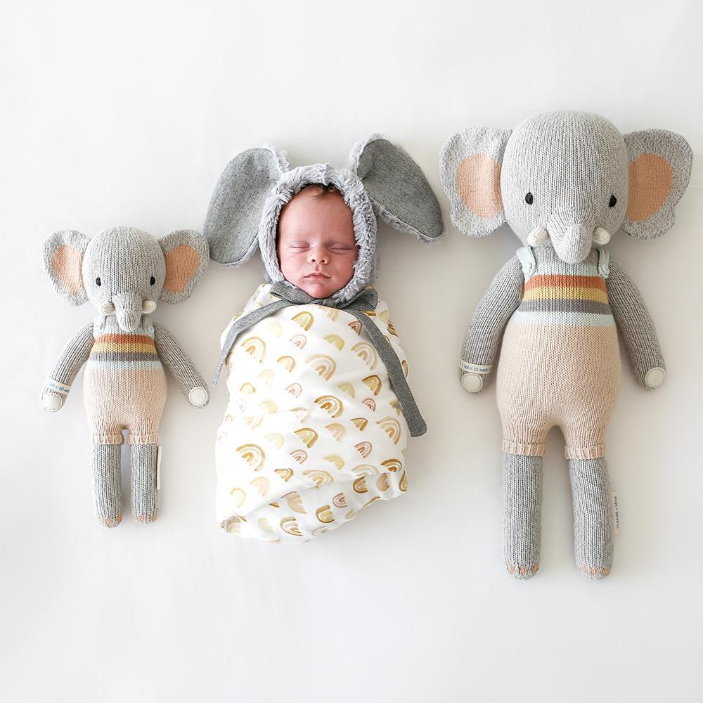 Peluche - Evan l'éléphant - Peluches - Boutique LeoLudo - cuddle + kind