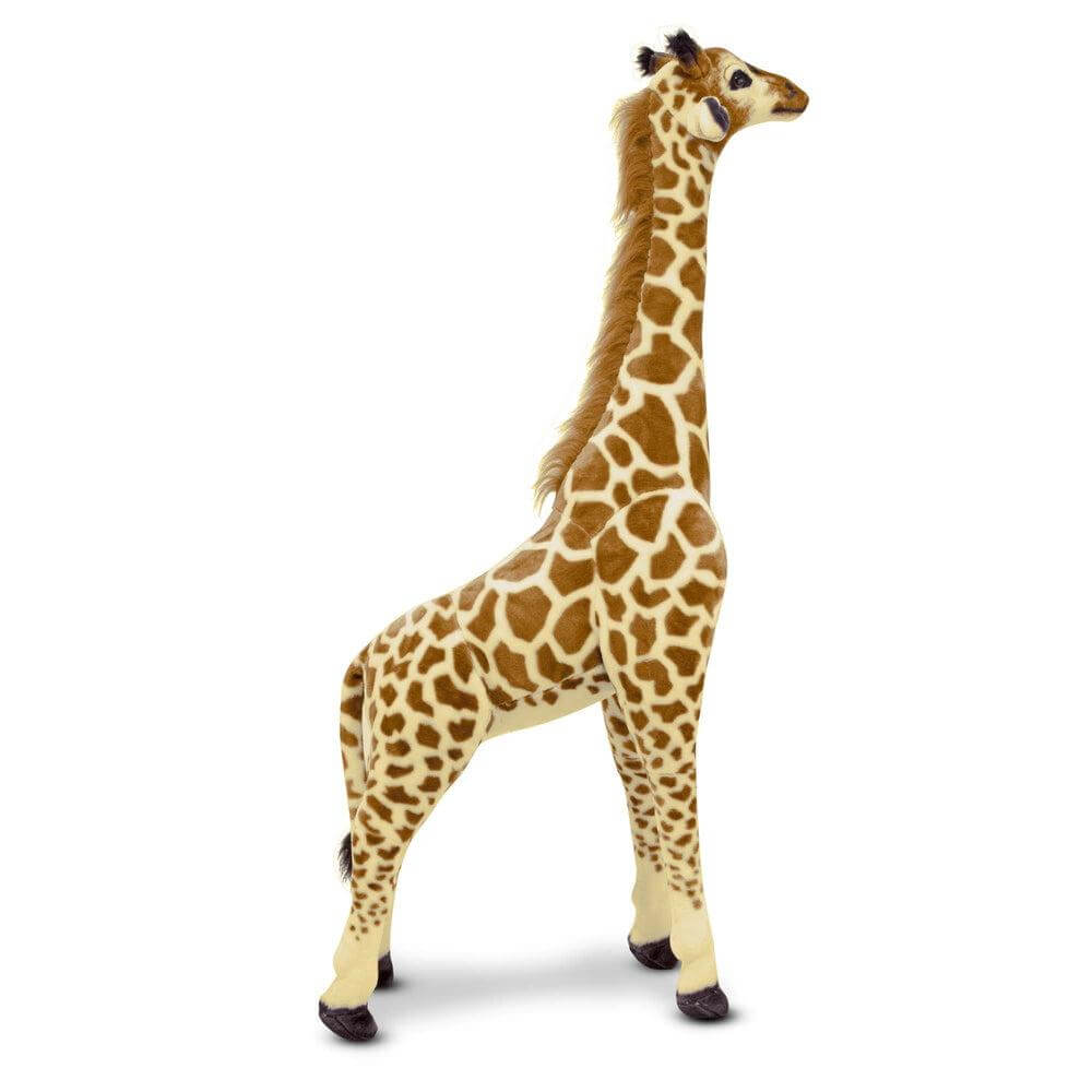 Peluche Girafe Allongée Géante