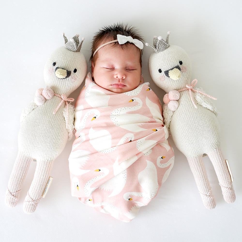 Peluche - Harlow le cygne-cuddle + kind-Boutique LeoLudo