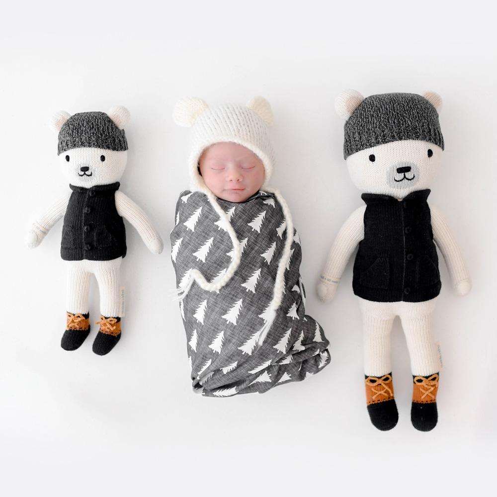 Peluche - Hudson l'ours polaire - Peluches - Boutique LeoLudo - cuddle + kind