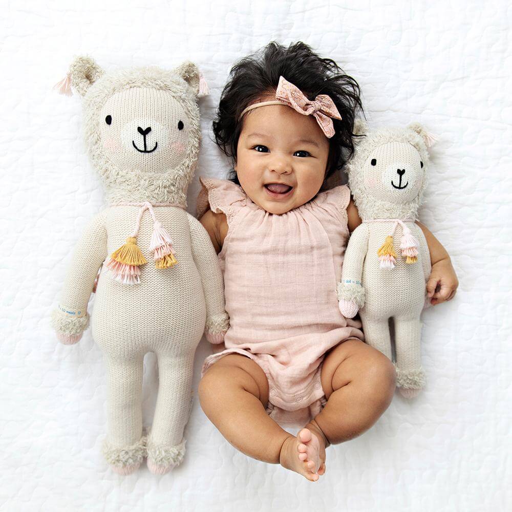 Peluche - Lola le lama - Peluches - Boutique LeoLudo - cuddle + kind