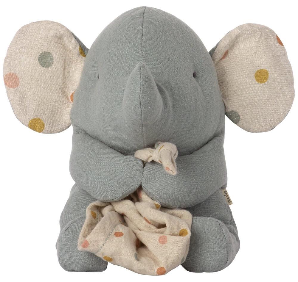 Peluche musicale Amis de berceuse - Éléphant-Maileg-Boutique LeoLudo