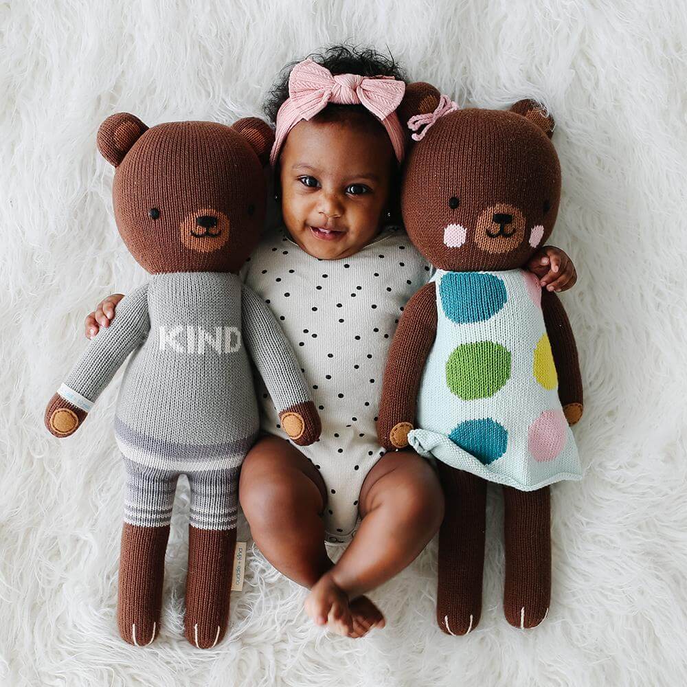 Peluche - Oliver l'ourson - Peluches - Boutique LeoLudo - cuddle + kind