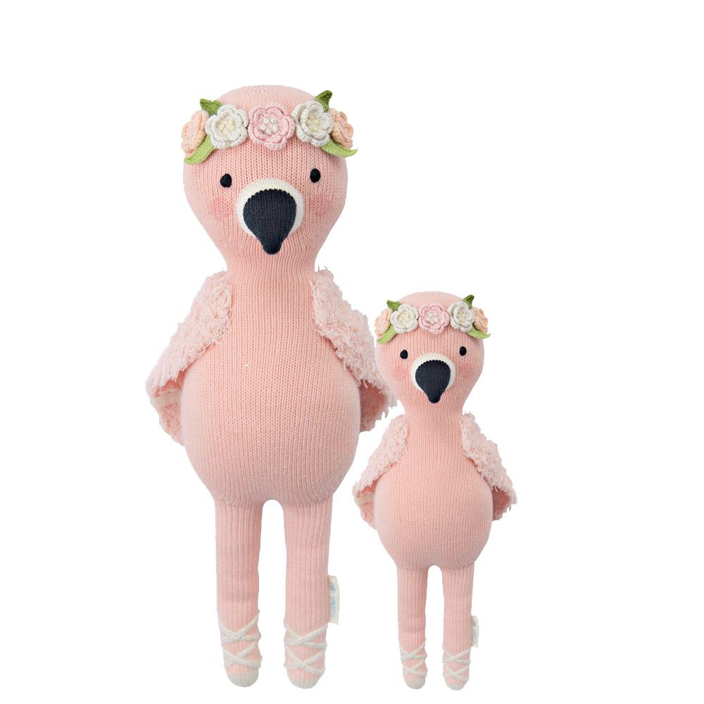 Peluche - Pénélope le flamand rose - Peluches - Boutique LeoLudo - cuddle + kind