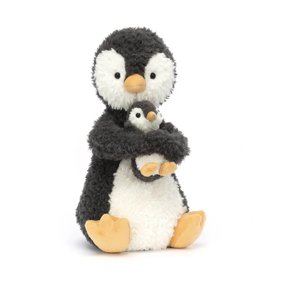 Peluche - Pingouin et son bébé en câlin 9"-Jellycat-Boutique LeoLudo