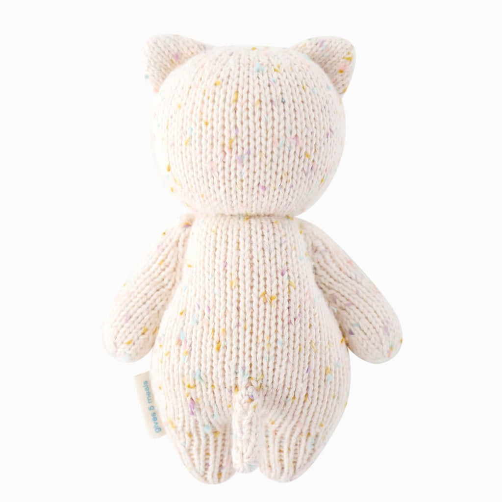 Peluche tricotée à la main - Bébé chaton (7")-cuddle + kind-Boutique LeoLudo