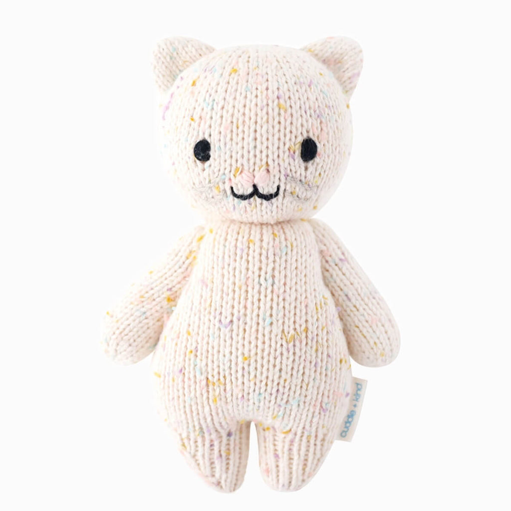 Peluche tricotée à la main - Bébé chaton (7")-cuddle + kind-Boutique LeoLudo